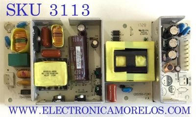 FUENTE PARA MONITOR  CLINTON ELECTRONIC / NUMERO DE PARTE 957-20075-2411 / CDS150-F241 / BY1740157687 / MODELO CE-VT320-NB / MP-32